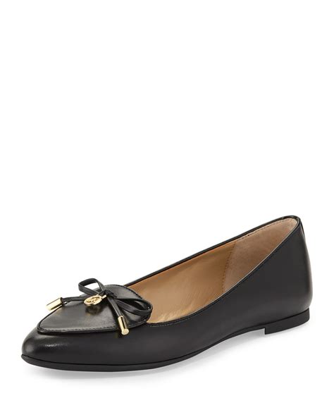 michael kors ballet flats black|michael kors flat booties.